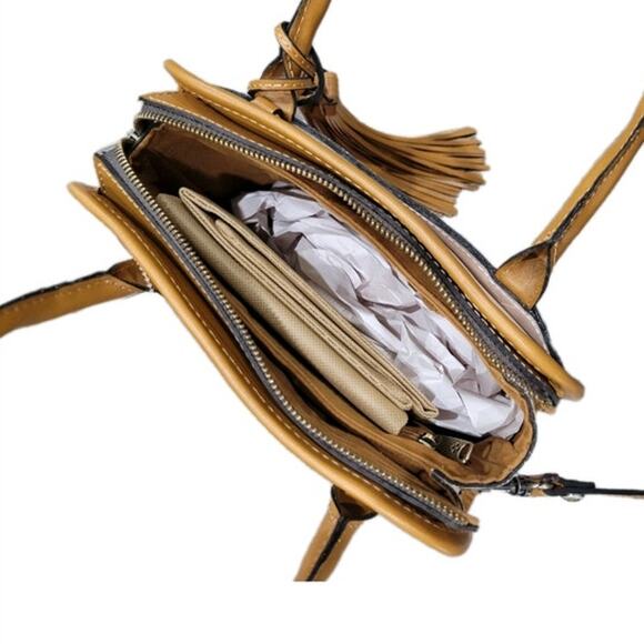 Patricia Nash Paris Satchel Parisian Floral‎ Spot Print Purse Handbag Dust Bag - Picture 7 of 10